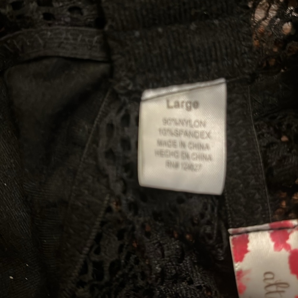 Alrar’d Stste Black Lace Bra Size L - Picture 6 of 6